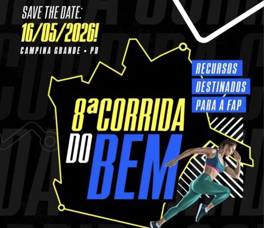 Corrida do Bem acontece dia 16 de maio em Campina Grande e reforça compromisso com a vida