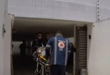 Homem é socorrido com barra de ferro cravada em João Pessoa