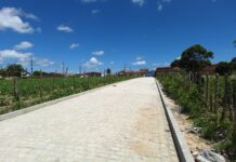 Obras de pavimentação no distrito de São José da Mata em CG avançam e serão concluídas em breve
