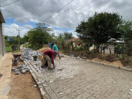 Obras de pavimentação em comunidades rurais de Galante e Catolé de Boa Vista chegam a 40% de execução