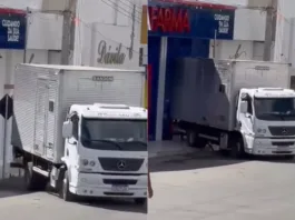 Caminhão desgovernado atinge mulher e criança na Paraíba