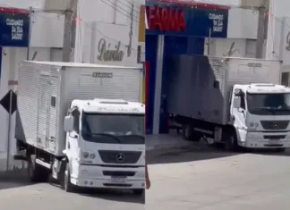 Caminhão desgovernado atinge mulher e criança na Paraíba