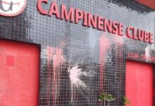 Sede do Campinense Clube ‘O Renatão’ amanhece pichada