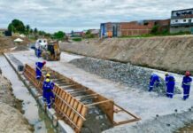 Prefeitura de Campina Grande inicia construção das paredes laterais da terceira etapa do Canal de Bodocongó