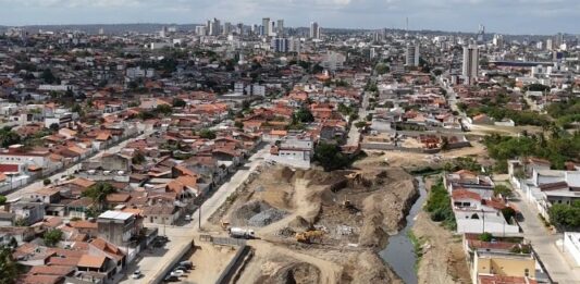 Obra do Canal do Prado alcança 31% de serviços executados em Campina Grande