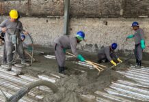 CAPITÓLIO DA EDUCAÇÃO: Começa fase de concretagem da laje onde será construída a biblioteca