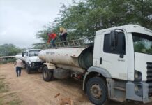 Suspensão do abastecimento de água por carros-pipa em Campina Grande e mais 13 cidades da Paraíba