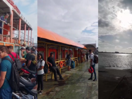 Balsa que faz trajeto Lucena–Cabedelo quebra no mar; passageiros precisaram ser resgatados por catamarã