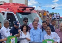 Município de Campina Grande recebe quatro ambulâncias do SAMU do Ministério da Saúde