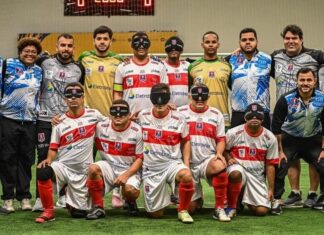 Com apoio da Prefeitura de Campina Grande, equipes de futebol de cegos participam do Regional Nordeste