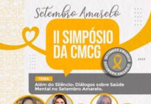 Carol Gomes e Coordenação Municipal de Saúde Mental promovem nesta segunda-feira (18) o II Simpósio da CMCG com o tema Setembro Amarelo