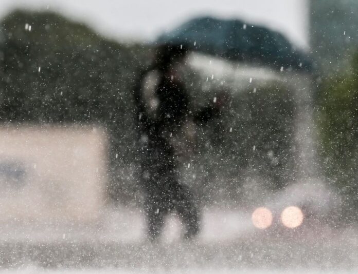 Chuva no Plano Piloto em Brasília