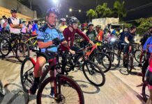 Mais de 400 ciclistas participam de Pedal Noturno promovido pela Prefeitura de Campina Grande