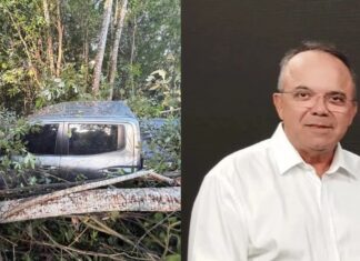 Jornalista Clilson Júnior e esposa sofrem acidente na BR-230, próximo a Santa Rita