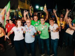 Em Campina, Cícero garante escola estadual e UPA para o Aluízio Campos ao lado de Romero e arrasta multidão no Mutirão com Dr. Jhony