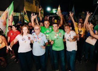 Em Campina, Cícero garante escola estadual e UPA para o Aluízio Campos ao lado de Romero e arrasta multidão no Mutirão com Dr. Jhony