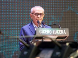 Em primeiro debate Cícero Lucena reforça compromisso com a segurança hídrica do Estado
