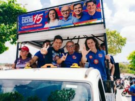 Cícero Lucena leva onda azul ao Valentina Figueiredo com a Caravana 15 e participa de plenárias na Capital