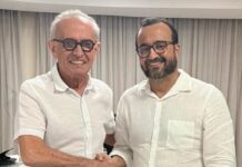 Benjamim Maranhão declara apoio à pré-candidatura de Cícero Lucena ao governo do Estado