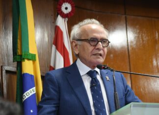 Prefeito Cícero Lucena discursa na abertura dos trabalhos da Câmara de João Pessoa