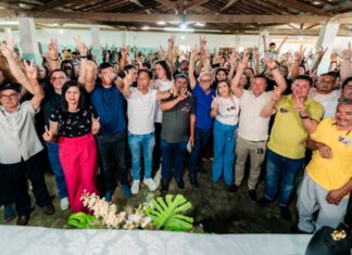 Ao lado do prefeito Júnior do Caracol, Cícero Lucena amplia base em Lagoa de Roça e garante que cidade vai voltar a ter atenção do Estado