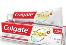 Anvisa interdita creme dental Colgate Total Clean Mint
