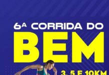 Estão abertas as inscrições para a 6ª Corrida do Bem: evento acontece em maio