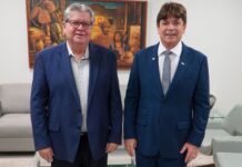 Presidente da FIEPB e governador da Paraíba planejam melhorias para o setor industrial no estado