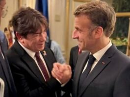 Representando a FIEPB e a Nordeste Forte, Cassiano Pereira encontra presidente da França durante evento do Grupo de Líderes Empresariais