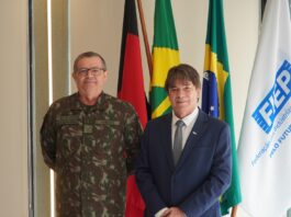 Presidente da FIEPB recebe Comandante Militar do Nordeste e projeta parcerias entre o Exército e a indústria paraibana