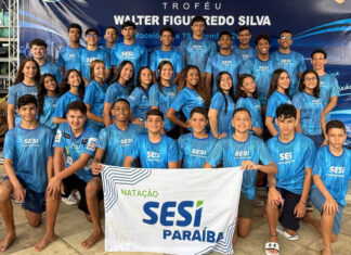 SESI Paraíba faz história e conquista 3º lugar geral no Norte-Nordeste de Natação