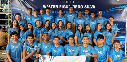 SESI Paraíba faz história e conquista 3º lugar geral no Norte-Nordeste de Natação