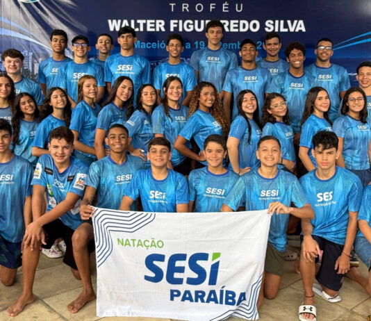 SESI Paraíba faz história e conquista 3º lugar geral no Norte-Nordeste de Natação