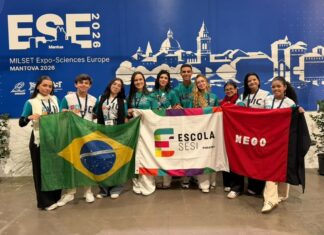 Alunos da Escola SESI Paraíba participam de feira internacional na Itália