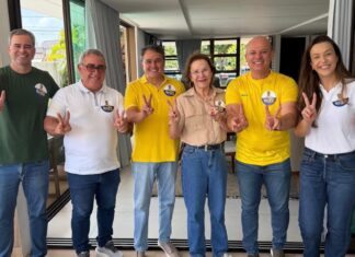 Léa Toscano e Camila Toscano anunciam apoio a Flávio Bolsonaro no 2º turno na Paraíba