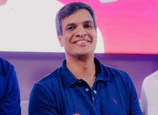 Diogo Cunha Lima participa de convenção do PSD que oficializa Ronaldo Caiado como candidato à Presidência