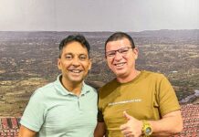 Vereador Dinho se reúne com Fábio Ramalho para discutir demandas da população de Campina Grande
