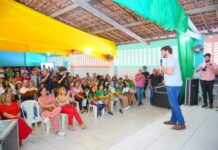 Bruno lança o programa Escola em Tempo Integral