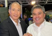 Efraim prestigia nova sede do SICREDI Alto Sertão ao lado do pré candidato a prefeito, Dr Gilberto