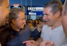 Efraim e Hugo, juntos no Sertão, inauguram escola em Desterro
