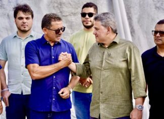 Nos 62 anos de Pilõezinhos, prefeito Marcelo do Sindicato declara apoio a Efraim para o Governo