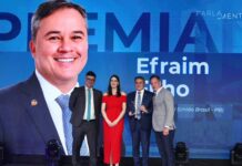 Efraim recebe “Prêmio Valoriza Parlamento” e reafirma compromisso com o setor produtivo