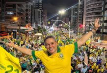 Em Brasília, Efraim recebe a ‘Caminhada da Liberdade’ e afirma: “É sobre justiça, liberdade e futuro”