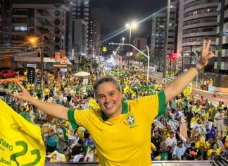 Em Brasília, Efraim recebe a ‘Caminhada da Liberdade’ e afirma: “É sobre justiça, liberdade e futuro”