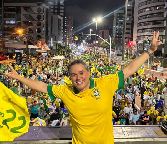 Em Brasília, Efraim recebe a ‘Caminhada da Liberdade’ e afirma: “É sobre justiça, liberdade e futuro”