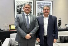 Senador Efraim se reúne com governador de São Paulo para tratar da Reforma Tributária