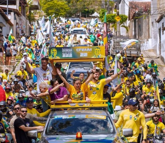 Efraim agradece apoio, articulação e mobilização pelo sucesso da carreata monumental em Campina Grande, neste domingo