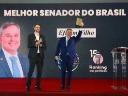 “Efraim consolida trajetória histórica no Senado ao ser premiado como ‘Melhor Senador do Brasil’ dos últimos 4 anos”