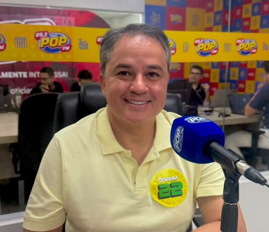 Em sabatina na POP, Efraim coloca segurança no centro do debate e defende mudança na gestão da Paraíba
