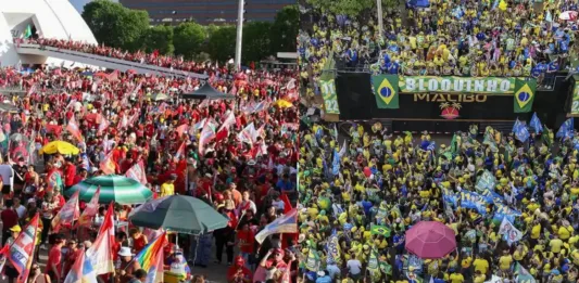 Em Brasília, atos por Lula e Flávio Bolsonaro ficam a 2 km de distância
